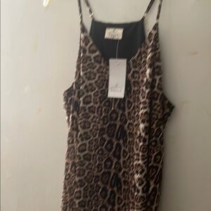 Elegant Leopard Print Camisole